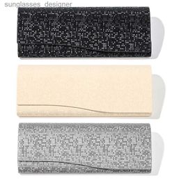 Waterproof Pressure Resistant sparkly glasses case for Men and Women with Large Capacity - Ideal for Myopia and Eyeglasses - L231117