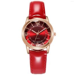 Wristwatches Quartz Watch For Women Luminous Ladies Simple-Belt Casual Wrist Accessories Clock