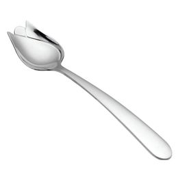 Spoons Sier Long Handle Stainless Steel Mirror Polishing Dinner Mixing Spoon Delicate Rose Shaped Tableware Flatware Lx2758 Drop Del Dhhck