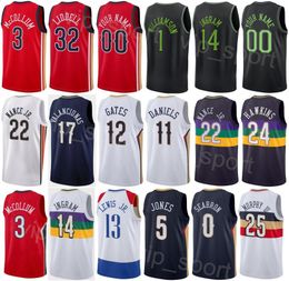 Print Men Woman City Basketball Naji Marshall Jersey 8 Matt Ryan 37 Jeremiah Robinson-Earl 50 EJ Liddell 32 Kira Lewis JR 13 Larry Nance JR 22 Earned Custom Name Number