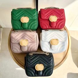 Evening Marmont mirror quality G quilted Designer bag mini womens Luxury handbag lady sling camera bags purse shoulder Mens Fashion clutch tote city crossbody bag