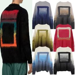 Erkek Tasarımcı Sweater 00fwh1te Erkekler Moda Hoodie Crew Boyun Külotu Dış Giyim Kapşonlu Günlük Kış Sweaters