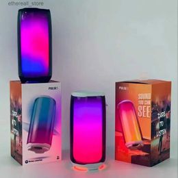 Cell Phone Speakers PULSE 5 Family K Song Bluetooth Speaker Portable Column RGB Atmosphere Lamp Audio Boombox Outdoor Waterproof Subwoofer With Mic Q231117