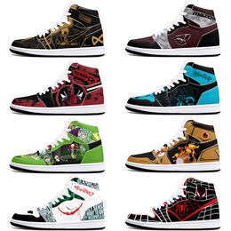 DIY classics Customised shoes sports basketball shoes 1s men women antiskid anime fashion cool Customised figure sneakers 36-48 314551