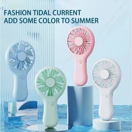 Handheld Mini Fan Cooler Portable Mini USB Charging Fan Mini Silent Charging Table Office Student Gift