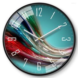 Wall Clocks Large Clock Modern Metal Living Room Creative Art Bedroom Silent Watches Home Decor Horloge Murale Gift