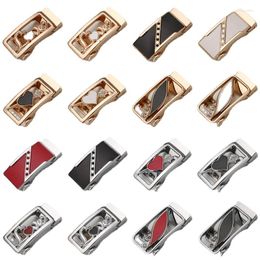Belts Width 2.4CM Women's Belt Automatic Buckle Fashion Simple All-match Jeans Accessories Leather Waistband Gold Silver Metal