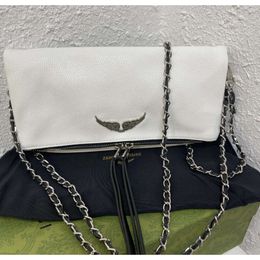 Shoulder Bags Women Luxury Pochette Rock Wings Zadig Voltaire bag top quality tote diamond Designer baguette Leather purse A136