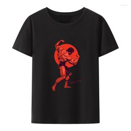 Men's T Shirts Master GYM Funny Print Cool Breathable Leisure Loose Humour Koszulki Pattern Y2k Clothes Anime Shirt Printed T-shirt Top