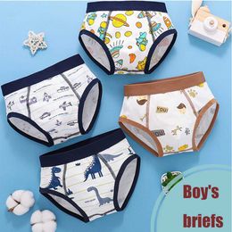 Panties Childrens Boxing Underwear Cotton Underwear Small and Medium sized Big Boys 12-15 Year Old Youth Shorts Breathable M L XL 2XL3XLL2405