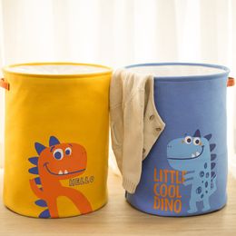 Other Laundry Products Kids Toys Dirty Clothes Storage Bag Cute Cartoon Dirty Laundry Basket Thicken Lining Foldable Home Laundry Storage Hamper 230417