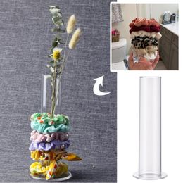 Jewellery Pouches Acrylic Hairband Display Stand Save Space Hair Tie Organiser Vase Decoration Multifunctional Lightweight For Bedroom