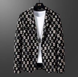Mens Suit Jacket New Luxury Fashion Personality Suit Fit Leisure Comfort Classic Plaid British Fashion Blazer Coat designer suits