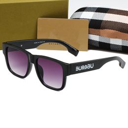 br4358 BURBBU Sunglasses for Women Men Designer Summer Shades Polarized Eyeglasses Big Frame Black Vintage Oversized Sun Glasses of Women Male