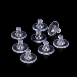 Stud 100pcs Soft Silicone Rubber Earring Back Stoppers For Stud Earrings DIY Jewelry Findings Accessories Bullet Tube Ear Plugs CapL231117