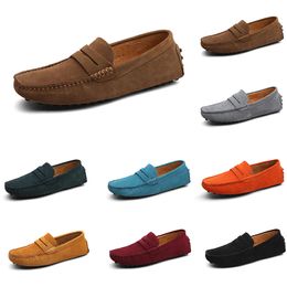 men casual shoes Espadrilles triple black navy brown wine red taupe green Sky Blue Burgundy candy mens sneakers outdoor jogging walking forty three