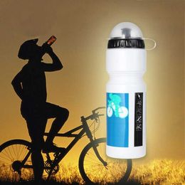 water bottle 750ml Water Bottle PE Bicycle Cycling Camping Portable Sports Outdoor MTB Bike Bicycle Universal Water Bottle Bicycle Equipment P230324