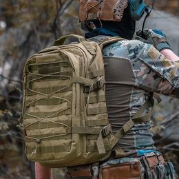 Backpacking Packs Tactical backpack multifunctional mountain backpack hiking outdoor sports camouflage bag waterproof army fishing camping backpack 231117