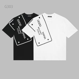 DSQ PHANTOM TURTLE Mens Designer T shirt Italian Milan Fashion Logo Print T-shirt Summer Black White T-shirt Hip Hop Streetwear 100% Cotton Tops Plus size 51591