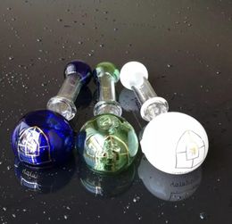 Smoking Pipe Mini Hookah glass bongs Colourful Metal Shape Snowflake glass pipe