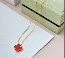 Designer Necklace Clover Fashion Pendant Necklace Wedding Party Jewellery High Quality Jewelry003