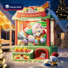 Tools Workshop Christmas Theme Doll Machine Coin Operated Play Game Claw Catch Toy Machines Dolls Children Interactive Toys Gifts 231117