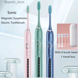 Toothbrush Automatic Magnetic Levitation Electric Toothbrush Sonic Smart Household Teeth Brush Waterproof IPX7 Rechargeable Soft Hair Q231117