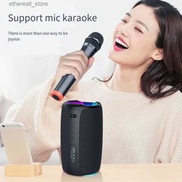 Cell Phone Speakers S61 Portable Bluetooth Speaker with Microphone Wireless Bass Subwoofer Outdoor Speakers Stereo Loudspeaker Music Box Q231117