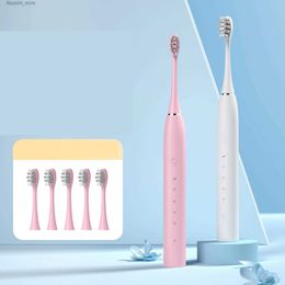 Toothbrush Electric toothbrush adult charging soft hair automatic waterproof oral hygiene toothbrush replacement head cover Q231117