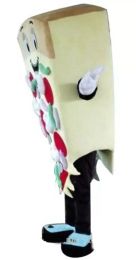 2023 Tasty Pizza Mascot Costume Halloween Christmas Fancy Party Cartoon Character Outfit Suit Adult Women Men Dress Carnival Unisex Adults