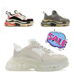 triple s men womenNeon Green mens trainers Tennis Cas designer Designer Shoes triple s Men Women Platform Sneakers Clear Sole Black White Grey Red Pink blue Royal 2023
