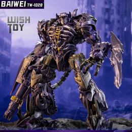 Transformation toys Robots BAIWEI Transformation TW1028 TW-1028 Shockwave Movie Studio Series KO SS56 Action Figure Robot Deformation Toys 231117