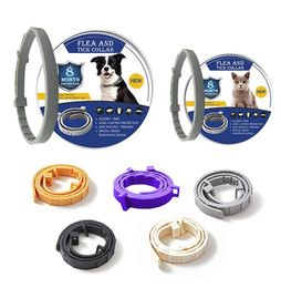 Protection Repel Flea & Tick Prevention Dog Collars Adjustable Cat Collar Water Resistance Pets Accessories