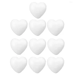 Decorative Flowers Craft Heart Shaped Polystyrene Hearts Supplies Diy Decorations Ornaments Christmas Party Wedding White Modeling Love