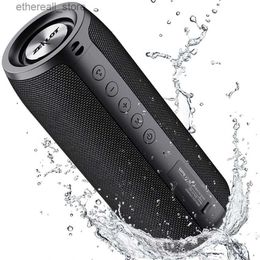 Cell Phone Speakers Zealot S51 Portable Bluetooth Speaker Wireless Bass Powerful Subwoofer Waterproof Sound Box Support TF Card Out Door Q231117