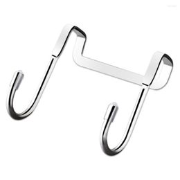 Hooks Stainless Steel Perforation-Free Cabinet Door Seamless Clothes Hook Back Wall Hanging