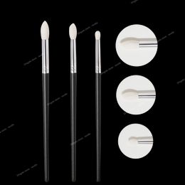 Shinedo 3 Pcs Goat Hair Tapered Crease Blending Brush Eyeshadow Make Up Cosmetic Kit Maquiagem Smudge Eye Makeup Brushes Makeup Tools AccessoriesMakeup Brushes