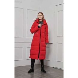 Designer Canadian Goose Mid Length Version Puffer Jacket Down Parkas Winter Thick Warm Coats Womens Windproof Streetwear C1 416