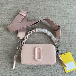 Brand Camera Bag Thick Chain Small Phone Bag Women's Designer Crossbody Bag