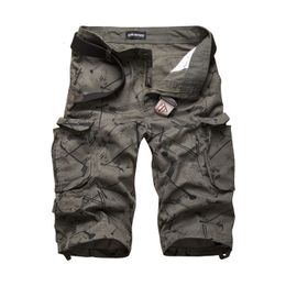 Men's Shorts Cotton Mens Cargo Shorts Summer Fashion Camouflage Male Shorts Multi-Pocket Casual Camo Outdoors Tolling Homme Short Pants 230417