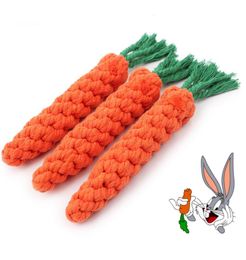 Rope knot Modelling toy pet molar supplies whole pet cotton rope weaving carrot dog toy cat grinding teeth toys5991011