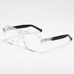 Optical Eyeglasses For Men Women Retro Designer NN-105 Fashion Acetate Fibreglass Frames European and American Square Style Anti-Blue Light Lens Plate With Box