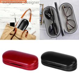 Sunglasses Cases Dual- Glasses Case Double Eyeglasses Case For 2 Pair Eyeglasses Holder Portable Glasses Case Double Layer Glasses CaseL231117