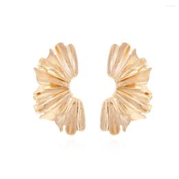 Dangle Earrings ZAa Earring 2023 Vintage Golden Ginkgo Leaf For Woman Jewelry Gift