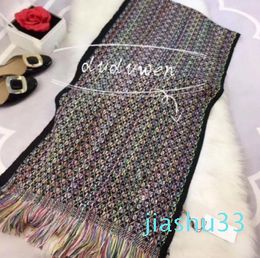 180X45Cm Warm Wool Classic Accessories Scarf Fashion Tassel Set Scarf Elegant Ladies' Choice Tips