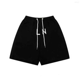 Mens shorts 2023 Luxo masculino casual hop streetwear ginásios masculinos soltos calças curtas jogadoras de roupas esportivas