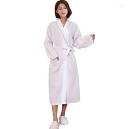 Women's Sleepwear Fashion Females Casual Home Bathrobe Solid Colour Sexy Cotton Towelling Terry Winter Warm Robe
