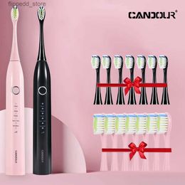 Toothbrush Sonic Electric Toothbrush CD5166 Adult Timer Teeth Whitening Brush 15Mode USB Rechargeable Tooth Brushes Replacement Heads Gift Q231117