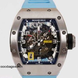 Richardmiler Watches Automatic Miler Style Wristwatch Rm030 Mens Titanium Alloy Watch Date Hollow Power Reserve Automatic Machinery World Top Ten Luxury Watc HB79