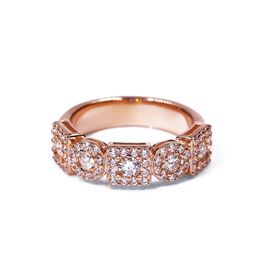 Wedding Rings Tianyu Gems Silver Women 5mm Diamonds Jewellery Round Brilliant Gemstones Finger Band Gifts 231117